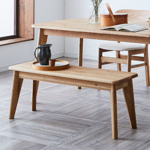 バレーナ ダイニング 4点セット 幅135cm テーブル ベンチ ×1台 チェア×2脚 #Default Title