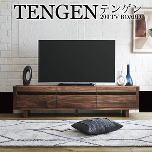 テンゲンⅡ テレビボード 幅200cm #ウォールナット