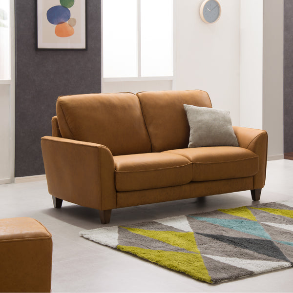 2Pソファ / LT01キャメル #LT01 キャメル（レザーテックス アニリン）