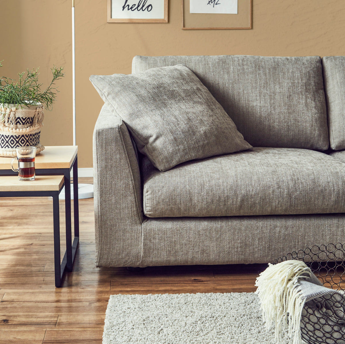 デパラⅡ カウチソファ 幅220cm ｜ 関家具公式通販サイト