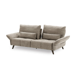 ルジック 3人掛けソファ 幅202㎝ #ライトブラウン