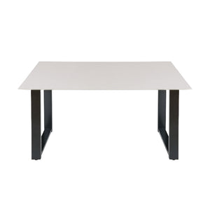 ガラム ダイニングテーブル 幅150cm #グレージュレザー #スチール脚A