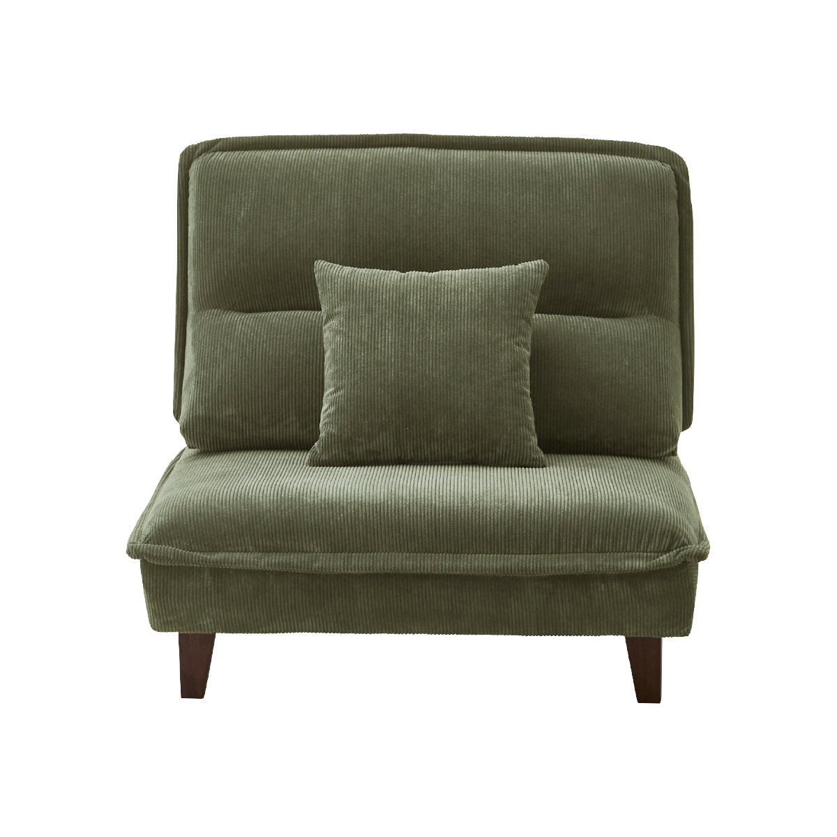 1.5人掛けソファ 背もたれクッション付き コンバ 1.5人掛けソファ 背もたれ可動 クッション付