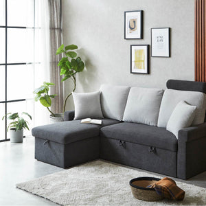 ロビン カウチソファ #ダークグレー