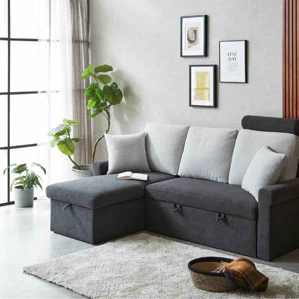 ロビン カウチソファ #ダークグレー