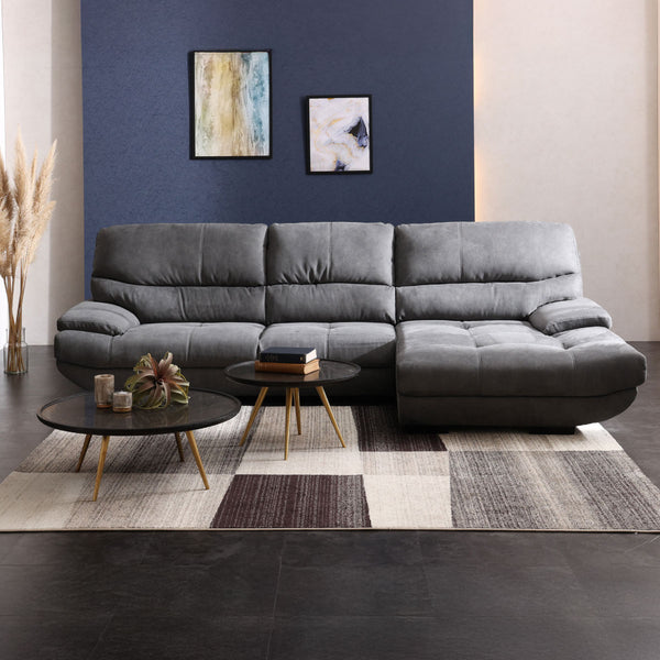 快適なくつろぎを与える低重心ワイドでイタリアンテイストのソファです。 #LT01 キャメル（レザーテックス アニリン）