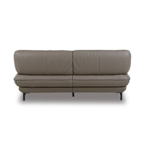 バスカロ　3人掛けソファ　幅200cm #SILT24 スレートグレー（シルキーレザーテックス）