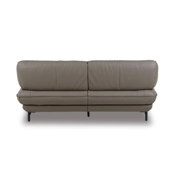 バスカロ　3人掛けソファ　幅200cm #SILT24 スレートグレー（シルキーレザーテックス）