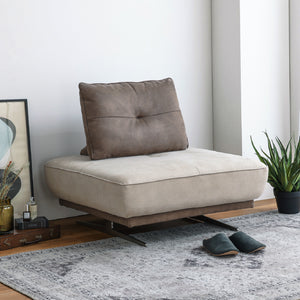 アルフレード90サイズ（本体） #PLT111 プラチナグレー×PLT112 ヨーロピアングレー（プライムレザーテックス）