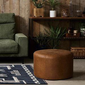 ドット スツール 60cm #オーカーブラウン（スーパーレザーテックス）