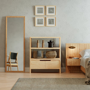 木目の美しさを引き立てるシンプルなデザインで、ナチュラルな空間に調和します。 #Aタイプ