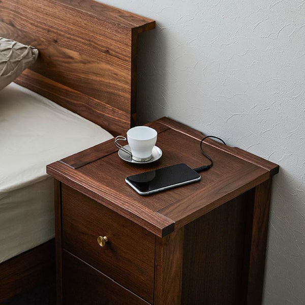 コーニス ナイトチェスト #ウォールナット