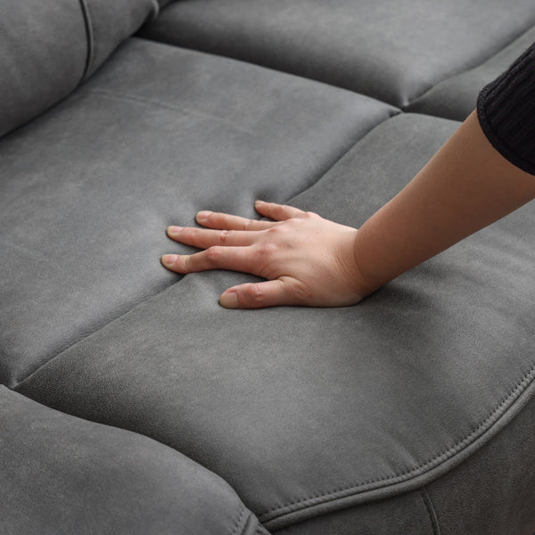 張地にはレザーテックス生地を使用。夏は通気性が良く、冬はひんやりしにくく年中快適に過ごせます。 #LT01 キャメル（レザーテックス アニリン）