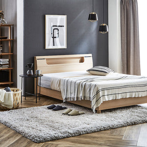 カプリスⅢ ベッドフレーム 床板付 照明 コンセント付 #ナチュラル #シングル #ベーシックタイプ