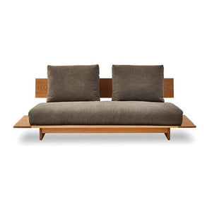 ヌシ ３人掛けソファ 1シータータイプ オーク #海松茶色