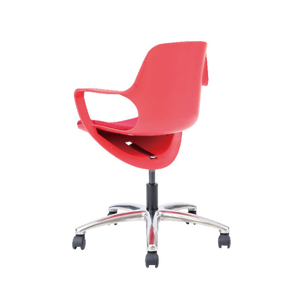 ポゴ オフィスチェア #レッド×ディープレッド