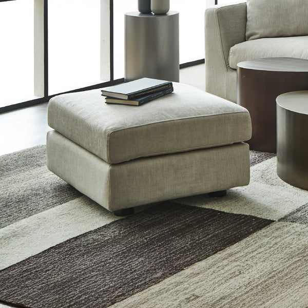 デパラ　オットマン #A41 カスタード（ファブリックAランク）