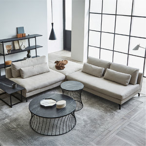 1.5人掛けソファ＋コーナー＋２人掛けソファ　PLT111プラチナグレー #PLT111 プラチナグレー（プライムレザーテックス）