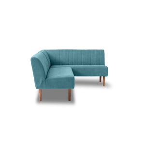 ソルナ　LDソファ　幅187cm #LT01 キャメル（レザーテックス アニリン） #左カウチ