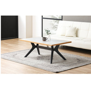 ラミン センターテーブル #幅90cm #ライトグレー