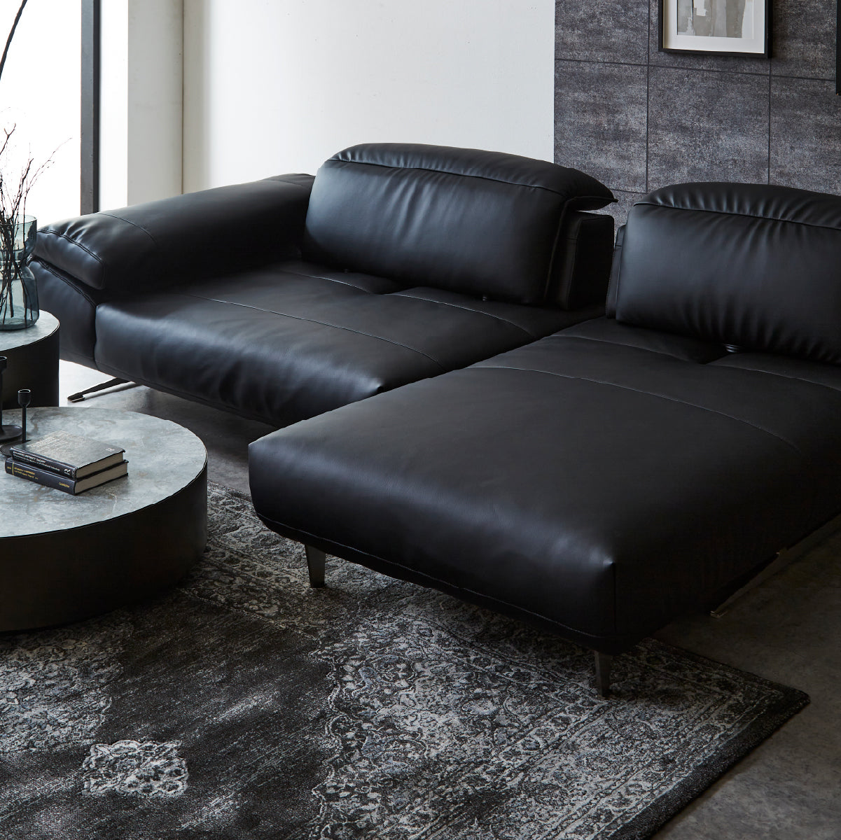 関家具　カウチソファー　左カウチ ロニーダス 左スモールカウチソファ 幅239cm ｜関家具公式通販サイト