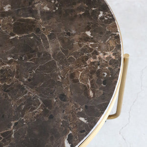 マーブルリビングテーブル #大理石 #60cm