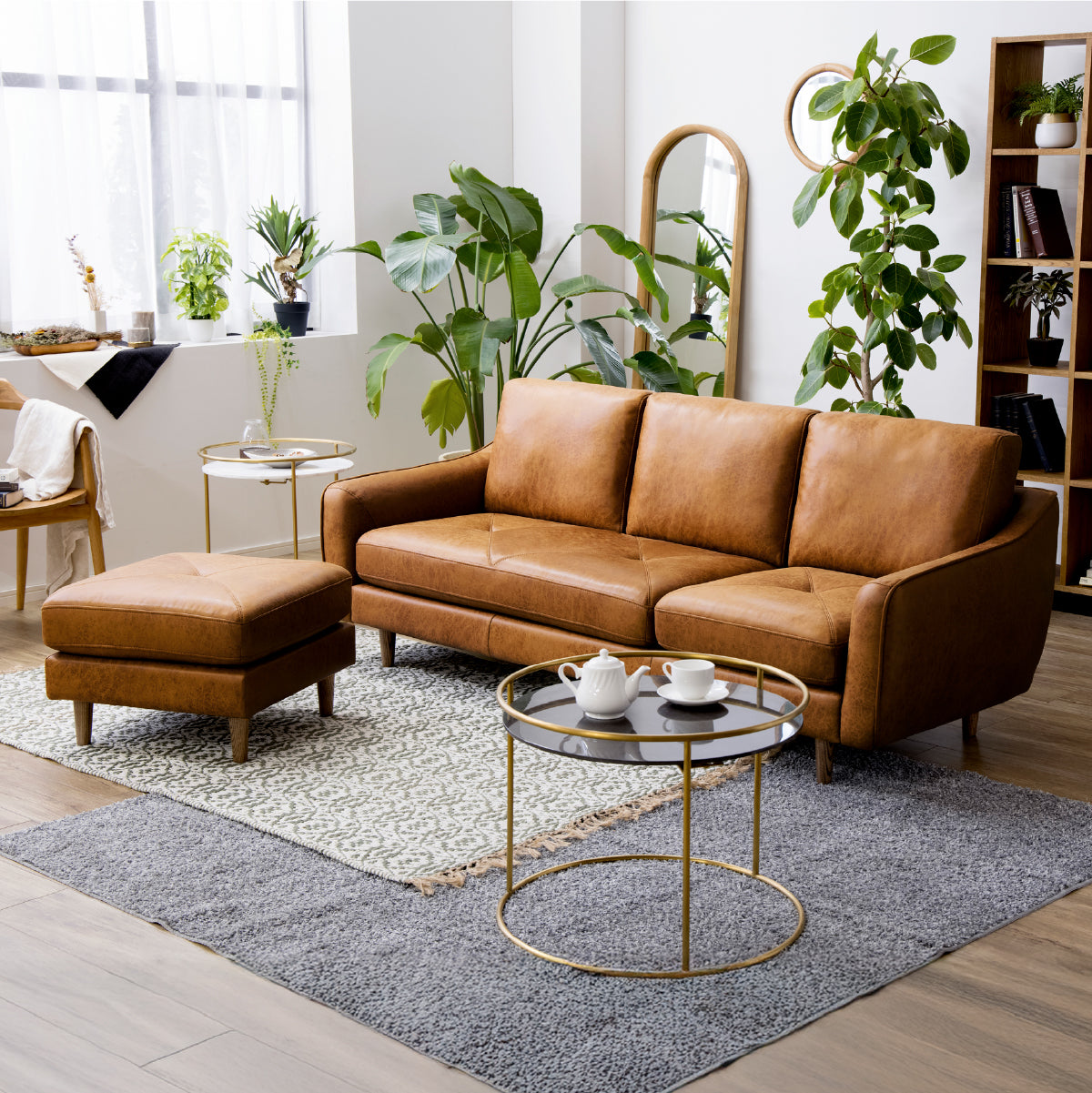 カローレ カウチソファ 幅202cm ｜RELAX FORM®（リラックスフォーム