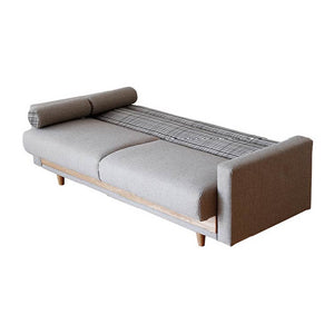 座る時も寝転がる時もゆったり広々 #グレー