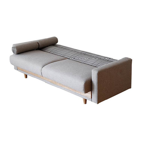 座る時も寝転がる時もゆったり広々 #グレー