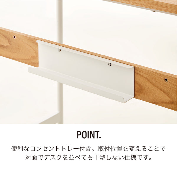 リベット カウンターデスク #ウォールナット