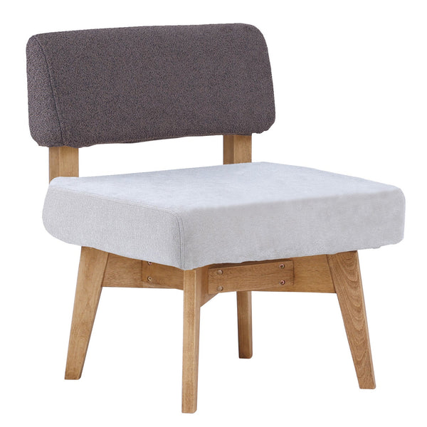 メレⅢ 1人掛け 回転ソファ #モカブラウン×ミストホワイト