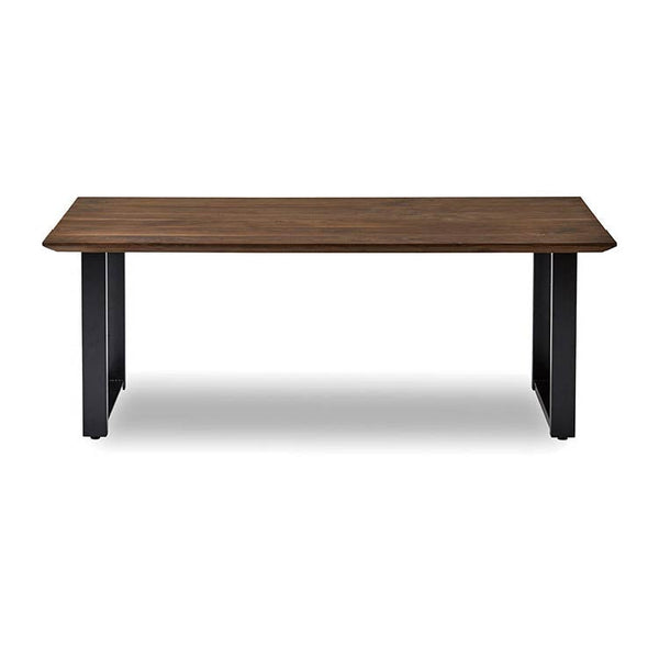 ウォレスⅥ ダイニングテーブル 幅165cm #ウォールナット #スチール脚A #ウレタン塗装