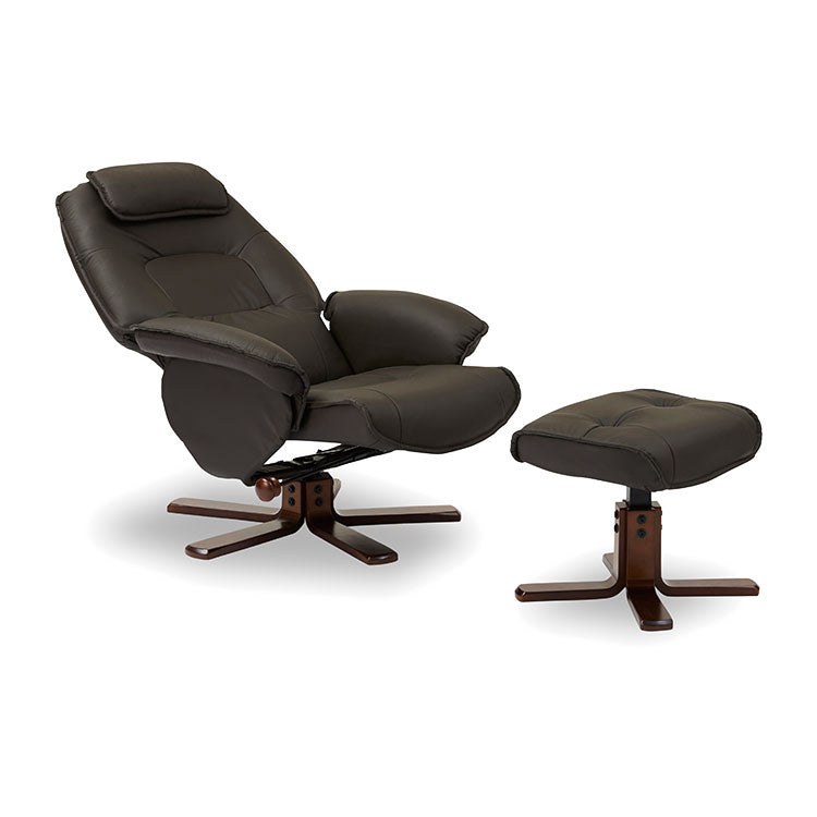 トラックファニチャー ブラウン モダンチェア 合成皮革 トラックファニチャー ブラウン モダンチェア 合成皮革