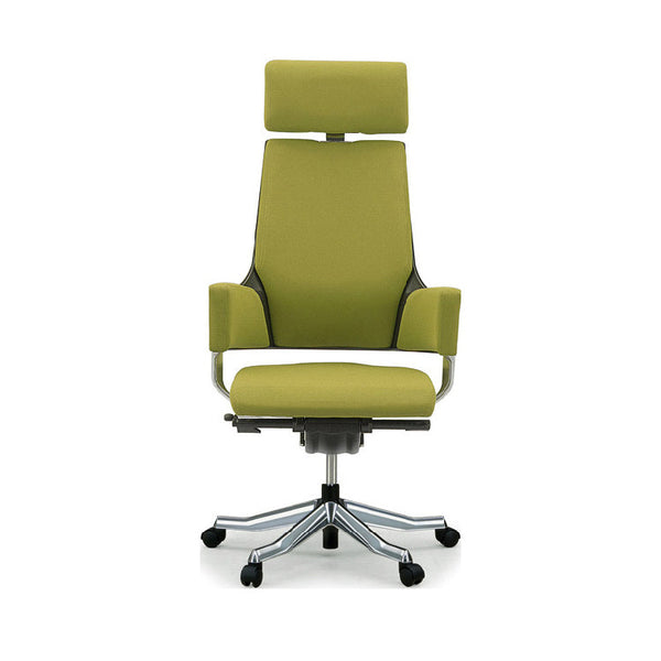デルフィ オフィスチェア #オリーブ #ハイバック