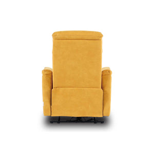 フーゴ　パーソナル電動ソファ　幅78cm #PLT101 ブルースター（プライムレザーテックス）