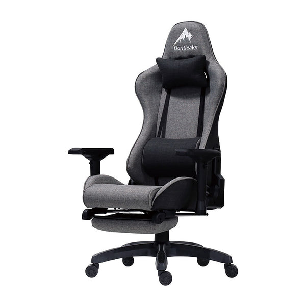 シャスティーナ V3 ゲーミング 4Dアームレスト オットマン付 135度 #グレー
