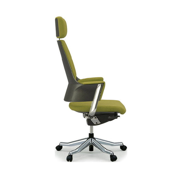 デルフィ オフィスチェア #オリーブ #ハイバック