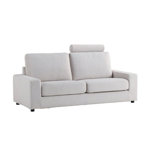 アビー ３人掛けソファ ペット専用ソファ フルカバーリング #ストーンホワイト