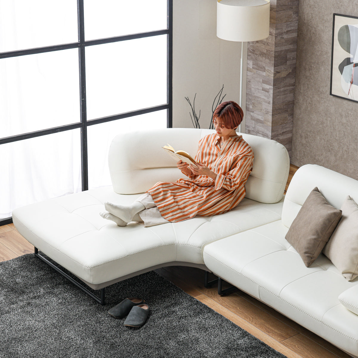 ラルス カウチソファ 幅266cm ｜ 関家具公式通販サイト