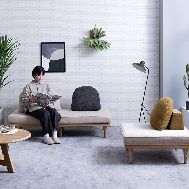 モーク 1人掛けソファ 幅91cm 組み合わせ ベース