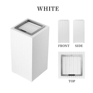 ゴミ箱 ZitA SQUARE #ホワイト