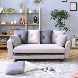 モンロー 2.5人掛けソファ 幅160cm #グレー/ネイビー