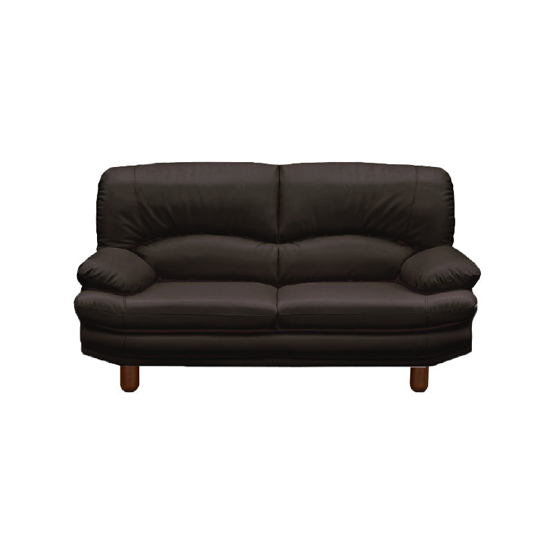 定番 2P スイート⑧［丸(NA)木脚］ﾃﾞｨｰﾌﾟBK(EVL) ｜家具・インテリア