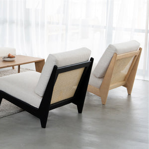 コレイト 1人掛けソファ 木製フレーム #アッシュ