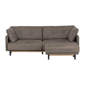 画像は「3人掛け ヨーロピアングレー」＋「オットマン ヨーロピアングレー」です #プラチナグレー