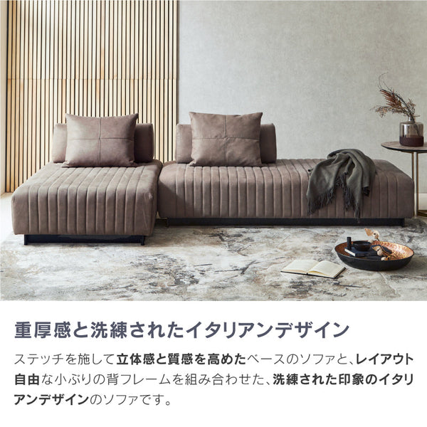 プロバンテ 背クッション 幅55cm #PLT112 ヨーロピアングレー #プライム レザーテックス