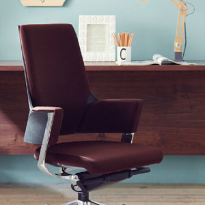 デルフィ オフィスチェア #ネイビーブルー #ハイバック