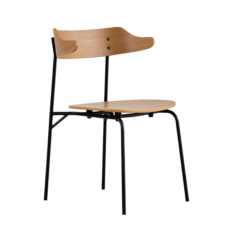 美品 関家具 KAPELL カペル オーク 板座 アイアン　ダイニングチェア KAPELL Dining Chair カペル ダイニングチェア（オーク