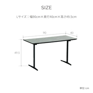 カルゴ　サイドテーブル　フロストマーブル #Lサイズ