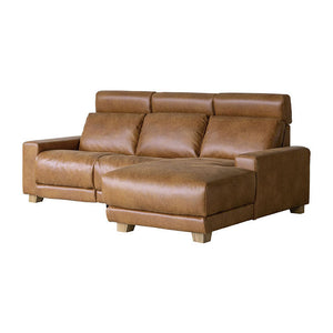 肘横のスイッチで座姿勢の切り替えができる電動リクライナーソファ。 #Default Title